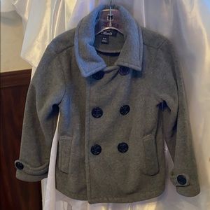 Boys Gray PeaCoat size 4/5